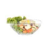 Very Large Decorative Clear Glass Salad Bowls thumbnail-4