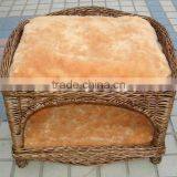 Wicker Pet House / Wicker Cat Cage / Wicker Pet Bed & Wicker Doghouse thumbnail-1
