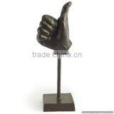 Black Human Hand Thums up Sculpture thumbnail-1