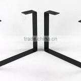 Online Sales Furniture Leg Type Antique Cast Iron Metal Table Base Black U Legs thumbnail-2