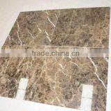 Dark Emperador Brown Marble Composite Tile thumbnail-1