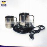 Customized 400 ML Double Wall Coffee And Tea Cup & Heater Set thumbnail-3