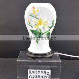 Hand Made Flower Design Ceramic Table Lamp for Home Decoration thumbnail-1