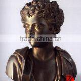 Interior Bronze Statues Decorative Boy Bust Sculpture thumbnail-1
