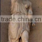 White Marble Life Size Woman Statue thumbnail-1
