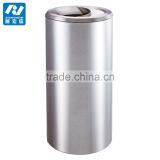 Stainless Steel Trash Bin With Ashtray thumbnail-2
