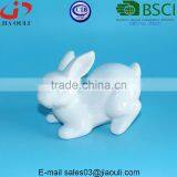 Lovely EASTER Decorations Mini White Ceramic Bunny thumbnail-3