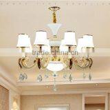 M987 Momoda Decorations Luxury Big 10+5 Arms Crystal Modern Living Room Lobby Lighting Chandelier Pendant Lamp thumbnail-1