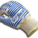 Heat Resistant Cut Resistant Oven Mitts Non-Slip Silicone BBQ Grill Gloves For Sale thumbnail-6