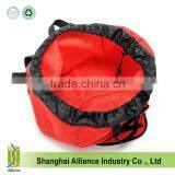 Promotion Shopping 210D Polyester Drawstring Bag With Side Mesh Pocket thumbnail-6