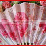 High Quality Bamboo Fabric Hand Fan thumbnail-3