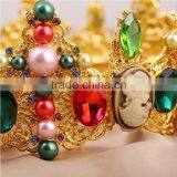 Hot Selling Bridal Jewelry Pageant Rhinestone Big Fashion Crown For Sale thumbnail-2