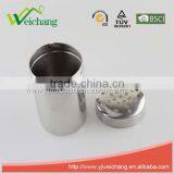 WCA049 Good Quality Classical Stainless Steel Salt and Pepper Shaker Set With Cover thumbnail-1