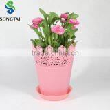 Plastic Flower Pot With Water Base thumbnail-1