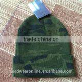 Custom Fashion Cheap Camouflage Knitted Hats With 3D Embroidery thumbnail-5