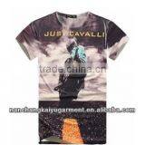 European Style Fashion Men Short Sleeve Round Collar 3D Printing T-shirt thumbnail-1