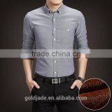 Men's Long Sleeve 100% Cotton Business for Men Dress Shirt Italian Style thumbnail-6