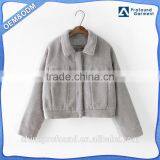 New Product Plain Blank Thick Warm Women's Winter Coat thumbnail-1