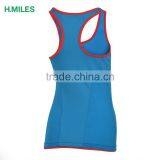 Custom OEM Workout Plain Elastic Cool Dry Woman Tank Top Women Gym Sports Yoga Jogging Tank Top thumbnail-2