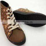 GZY Wholesale China Canvas Ladies Shoes Fashion High Platform thumbnail-4