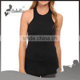 Seamless Knitting Ladies Tank Top Bra Sport Scoop Neckline Tank Top thumbnail-1