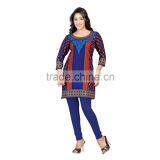 Canvas Crepe Glamour Styles Printed Kurtis thumbnail-1