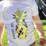 Hot Sale Cheap Fashion Custom Wholesale Kids Baby Children's Boutique Short Sleeve Cotton Printed Promotion T-shirt thumbnail-2