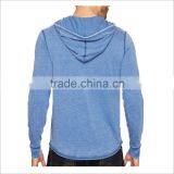 Guangzhou Wholesale OEM Hoodie Pullover V Neck Two Button New Design Plain Hoodies thumbnail-2