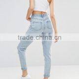 2016 Fashion Slim Fit Acid Wash Skinny Jeans for Women thumbnail-2