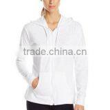 Full Zip Tracksuit 100% Cotton Cheap Hoodies for Women thumbnail-2