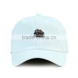 100 Cotton Washed Embroidered Elastic Baseball Cap thumbnail-3