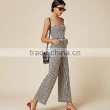 Runwaylover 5447 Sexy Ladies Sexy Plaid Sexy Strap Playsuit thumbnail-2