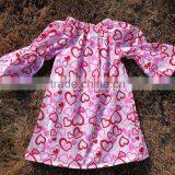 Baby Girls Heart Dress Valentines Dress With Matching Headband and Chunky Necklace Set thumbnail-2