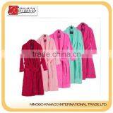 Women Terry Bathrobes Velours Spa Robe(KN-RB-03) thumbnail-1