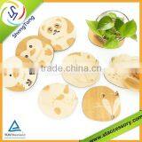High Quality Cartoon Wood Drink Coasters thumbnail-2