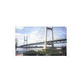 Suspension Deck Cable - Stayed Bridge / Steel Truss Bridge With Straight Cables thumbnail-1