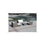 5 Pieces Garden Rattan Wicker Sofa Set thumbnail-2