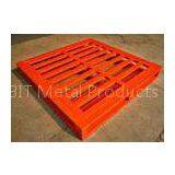 Strong Blue Orange Repairable Recyclable Metal Pallet , 15 - 30kg