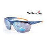 Outdoor UV400 Polarized Cycling Sunglasses Flip Up Frame With Adjustable Strap / Band thumbnail-1