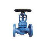 Bolted Bonnet Bellows Seal Globe Valve PN40 Flange With Dual Seal