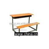Double Student Desk and Chair, Classroom Desk and Chair thumbnail-1