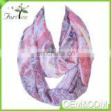 Chinese Best Selling Oem Latest Scarf Design Elegant Tulle Ladies Neck Voile Silk Scarf thumbnail-3