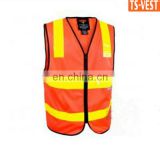 Road safety jackets with PVC reflective tape