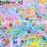 Hot selling jelly color elastic rubber band for hair