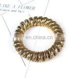 Customize Shiny Telephone Wire Hair Elastic Bands Bracelets thumbnail-4