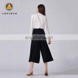 ISO 9001 Factory Comfortable Casual Women Loose Wide Leg Pants thumbnail-5