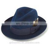 Stylish Unisex Inkblue Germany Oktoberfest Felt Hats With Solid Bowknot thumbnail-1