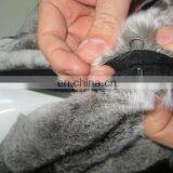 High Quality New Design Rex Rabbit Fur 100% Cheap Cashmere Scarf thumbnail-4