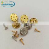 Decorative Brass Clutch Backs for Badge Lapel Pin BU101 thumbnail-1