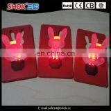 Factory&plant supply many colorful choice led night card light